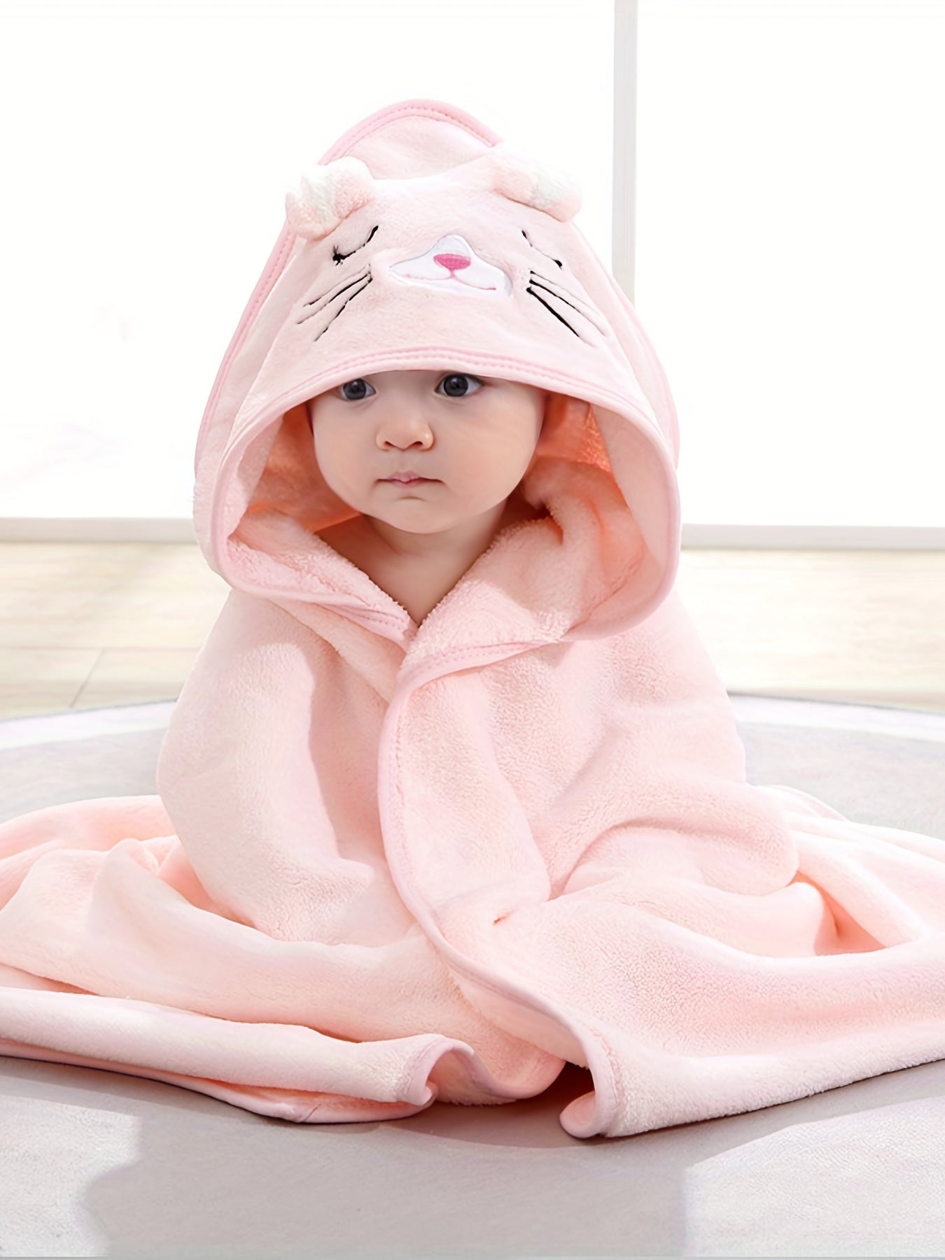 Cute & Soft Cartoon Bath Towel & Hooded