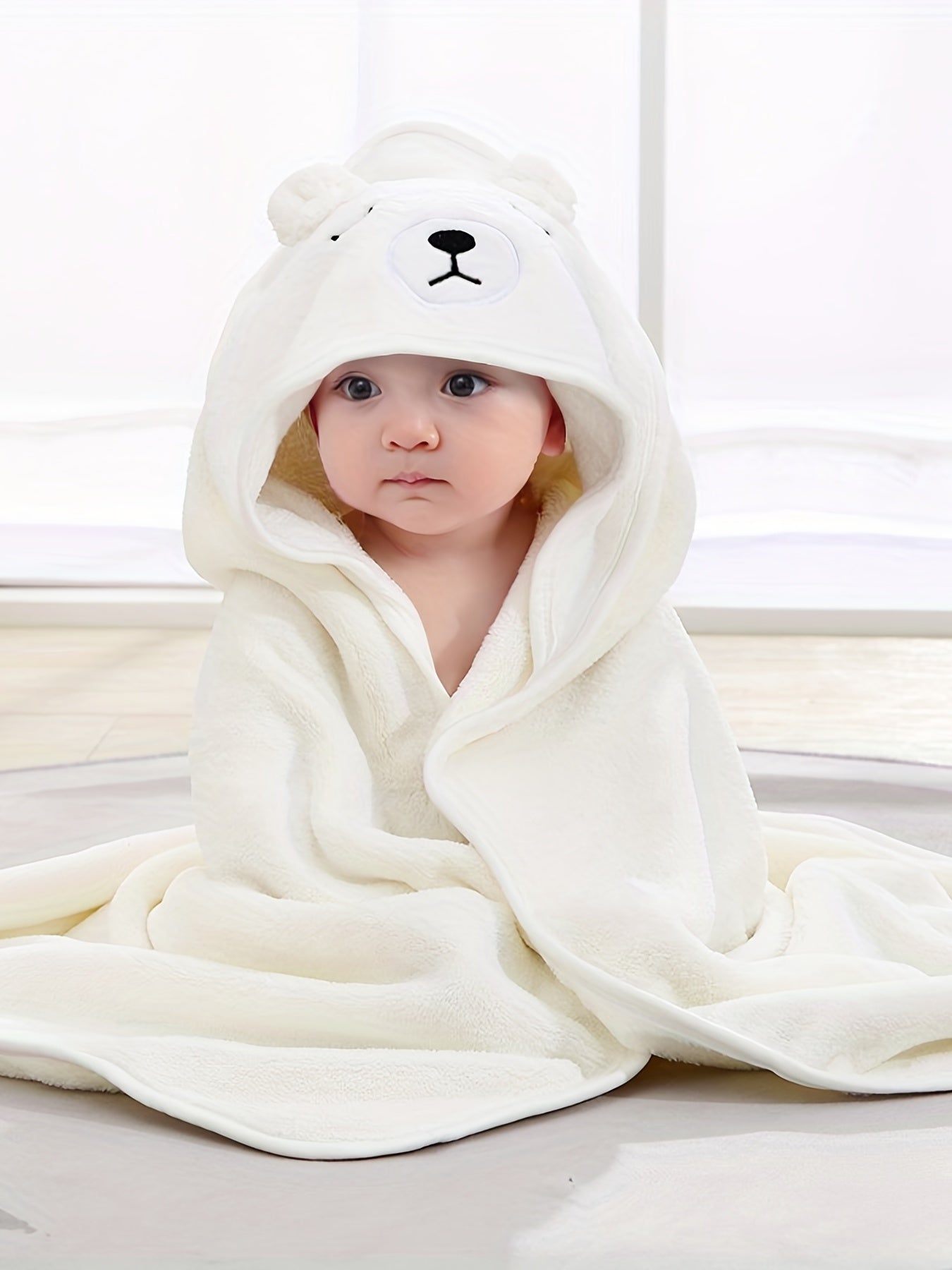 Cute & Soft Cartoon Bath Towel & Hooded