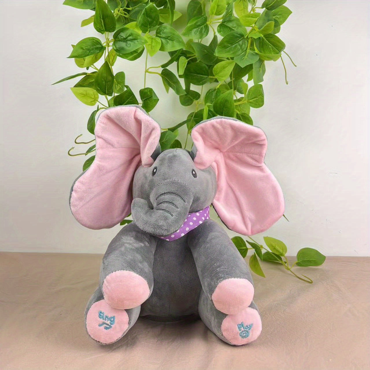 Hide-and-seek Elephant Plush Toy