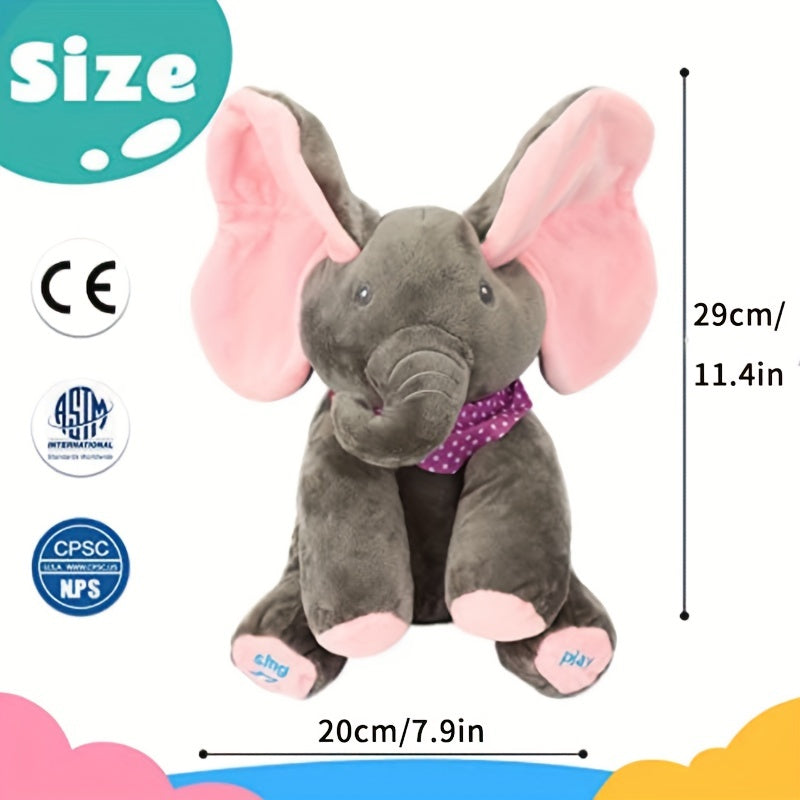 Hide-and-seek Elephant Plush Toy