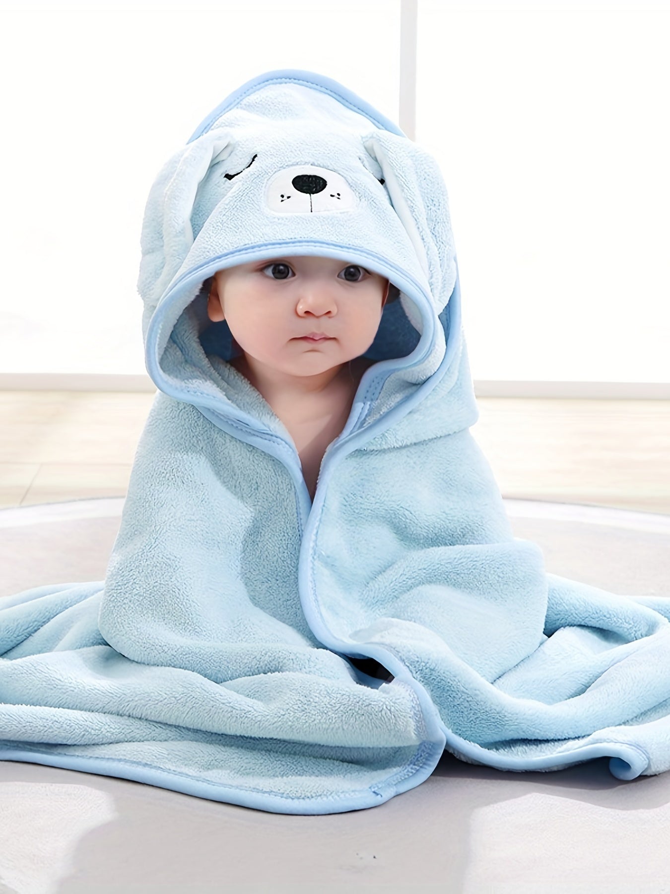 Cute & Soft Cartoon Bath Towel & Hooded