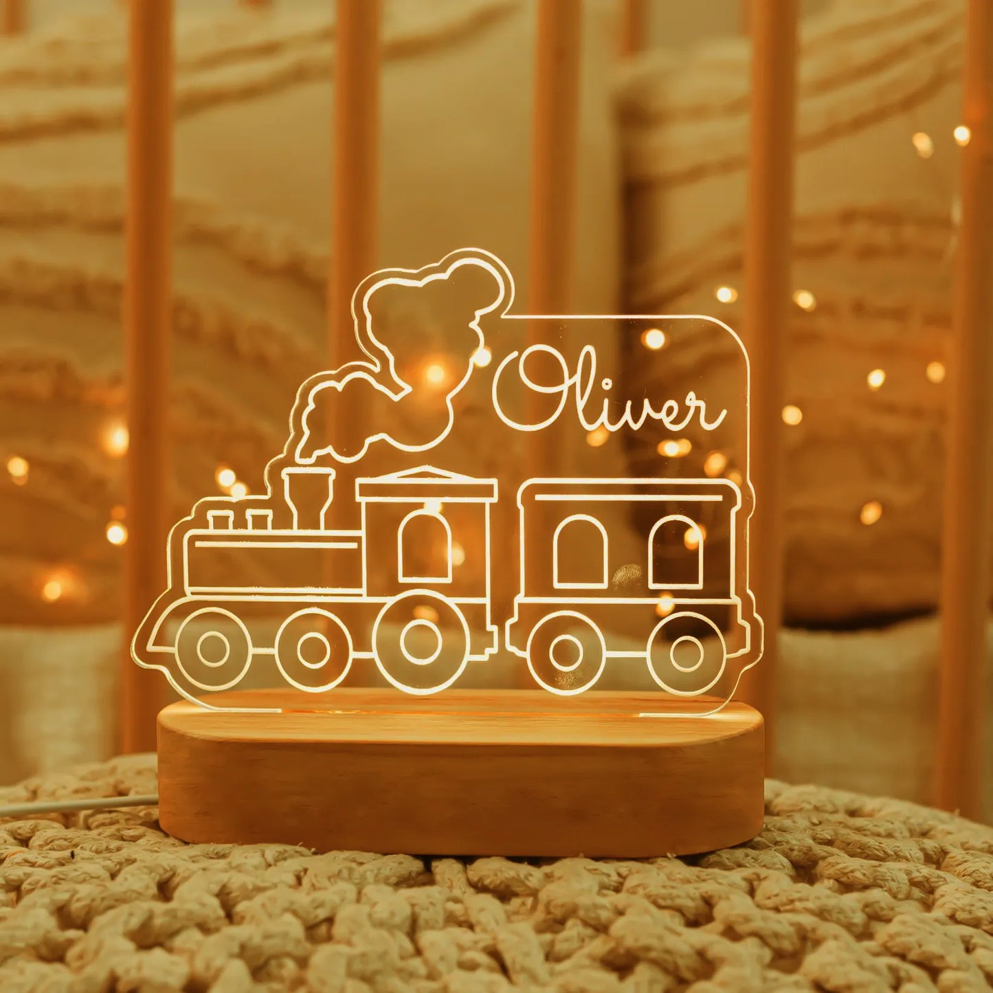 Personalized USB Night Light for Nursery