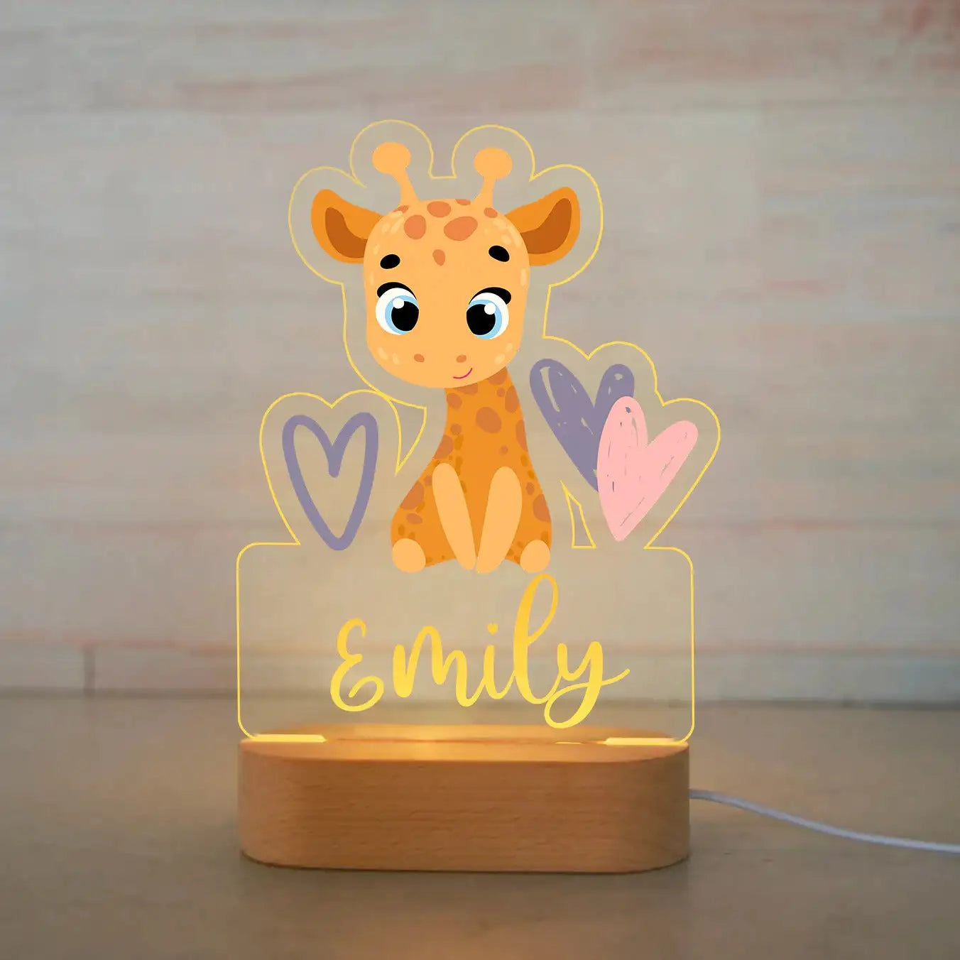 Personalized Animal LED USB Night Light