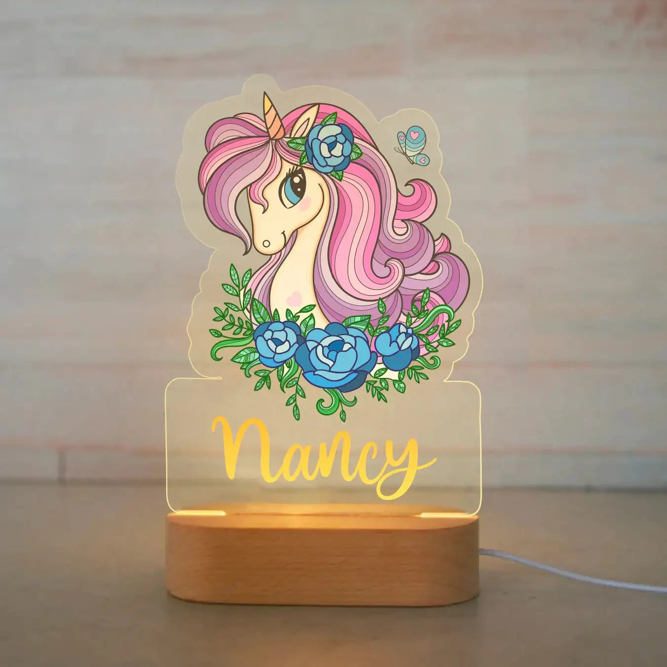 Personalized Animal LED USB Night Light