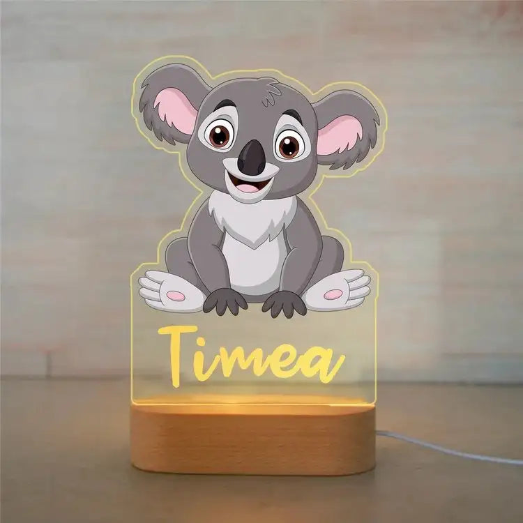 Personalized Animal LED USB Night Light