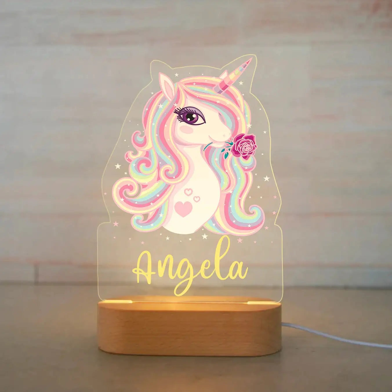 Personalized Animal LED USB Night Light