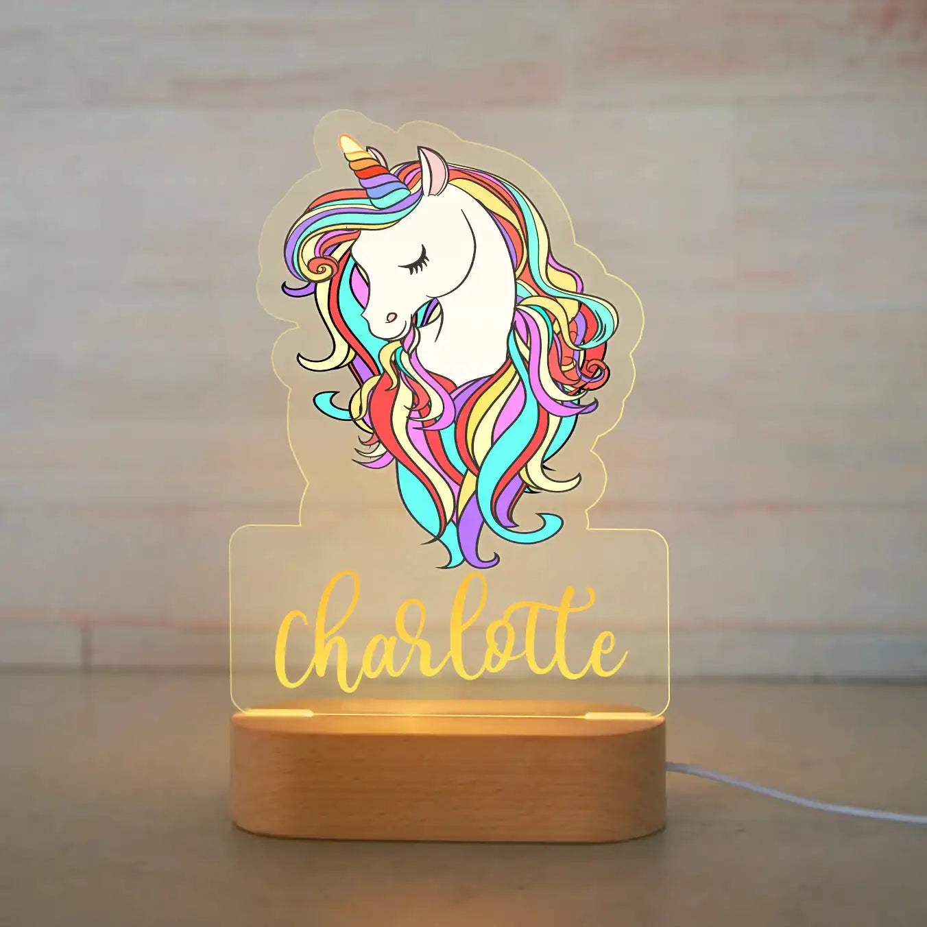 Personalized Animal LED USB Night Light