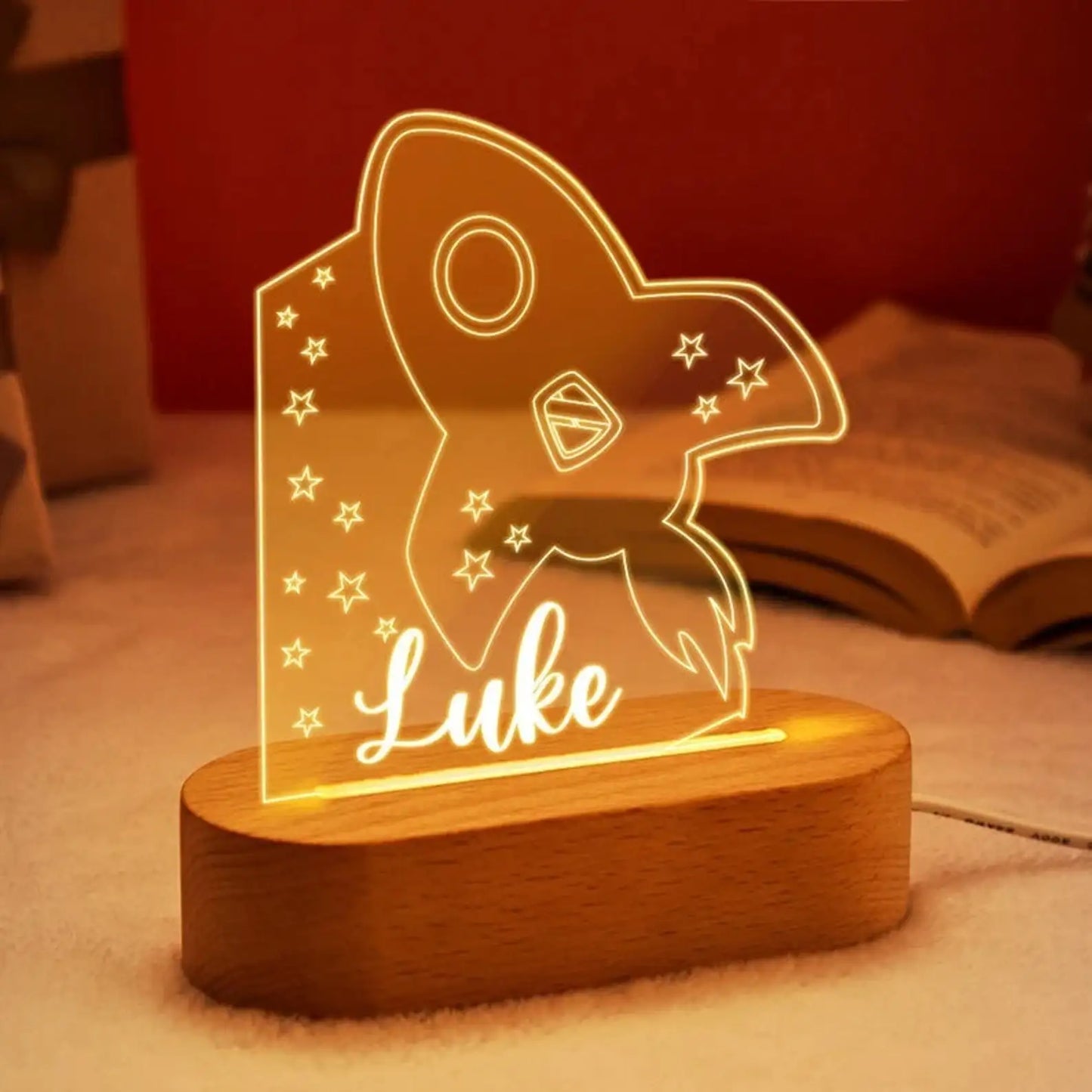 Personalized USB Night Light for Nursery