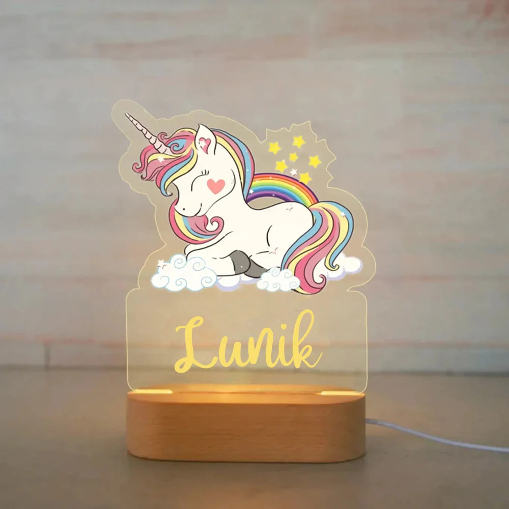 Personalized Animal LED USB Night Light