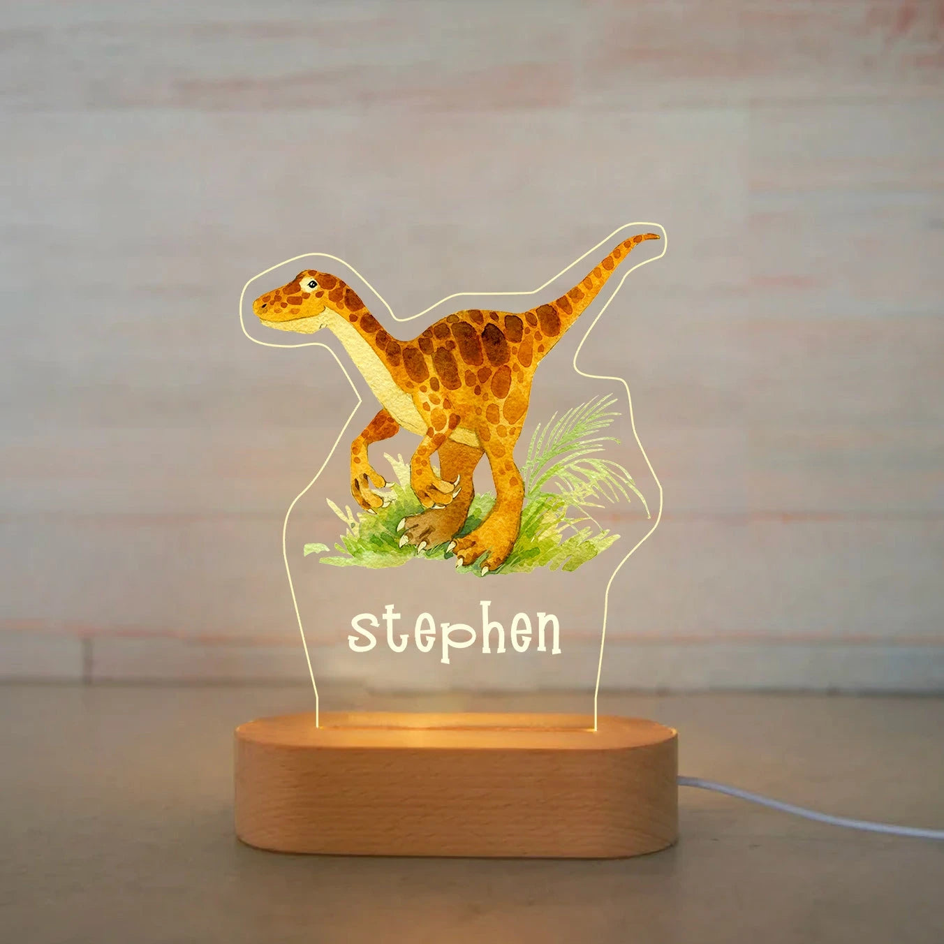 Personalized Animal LED USB Night Light