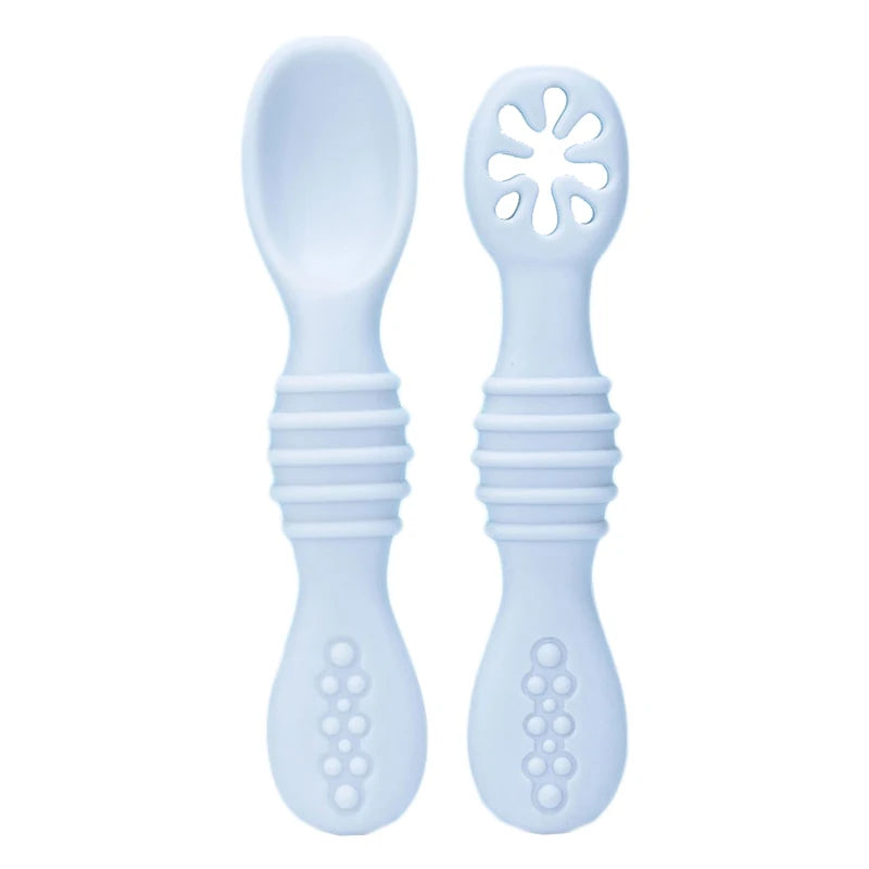 Baby Silicone Spoon Forks Set 6+ Months