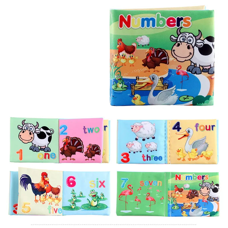 Baby Soft Cloth Book  0-12 Months