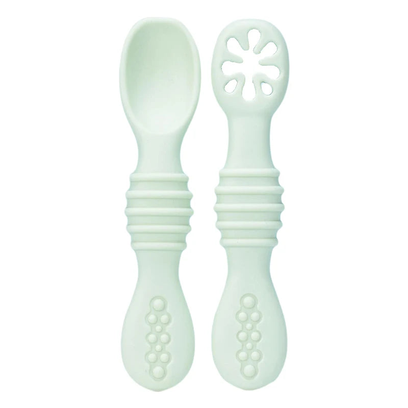 Baby Silicone Spoon Forks Set 6+ Months