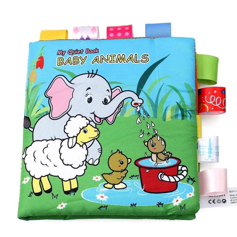 Baby Soft Cloth Book  0-12 Months