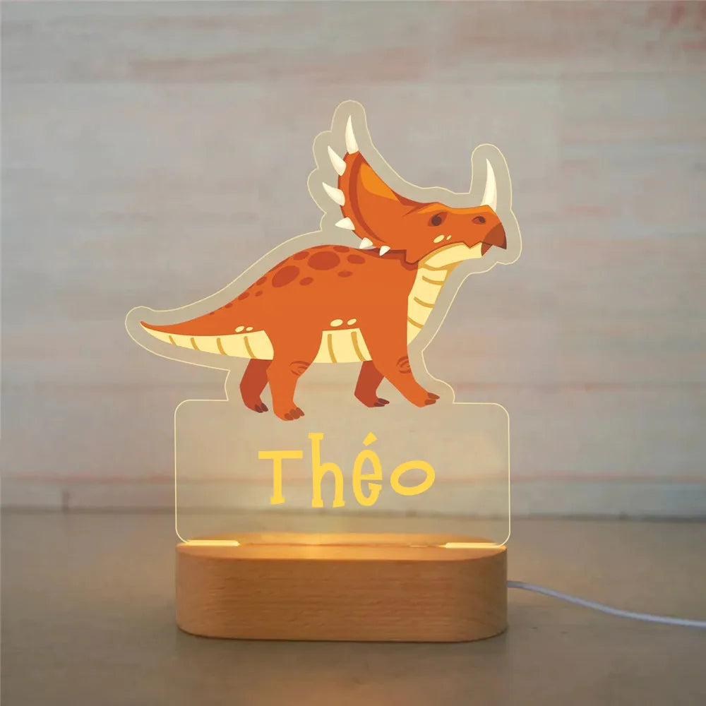 Personalized Animal LED USB Night Light