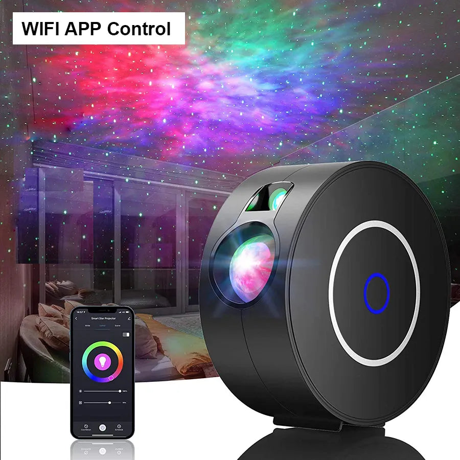 HD Galaxy Night Light Projector