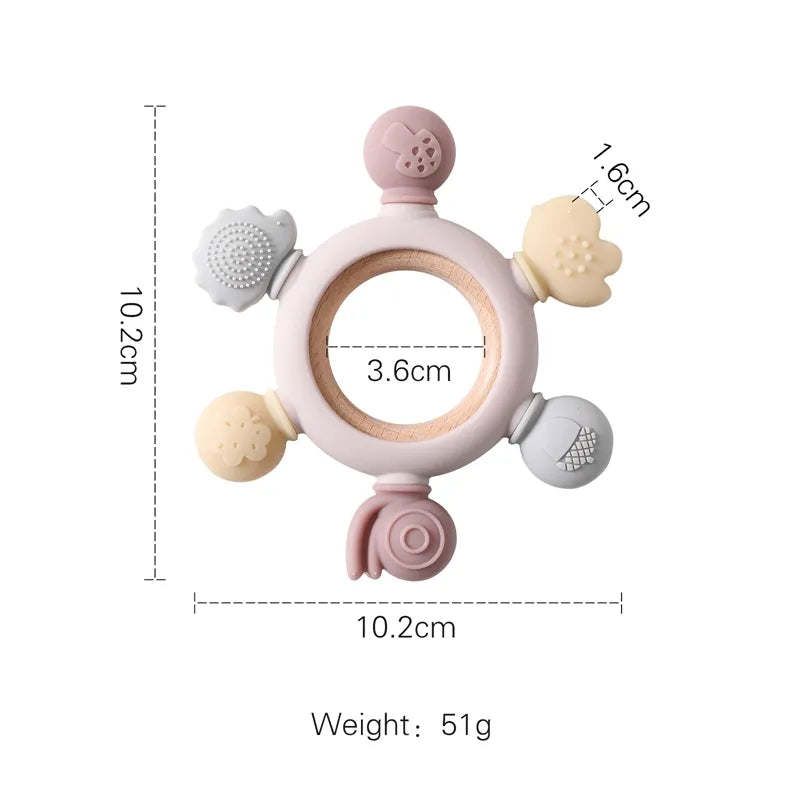 Baby Silicone Teether Gloves Pacifier