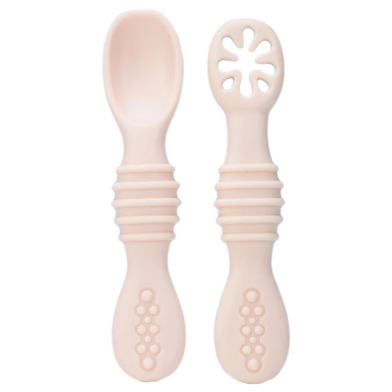 Baby Silicone Spoon Forks Set 6+ Months