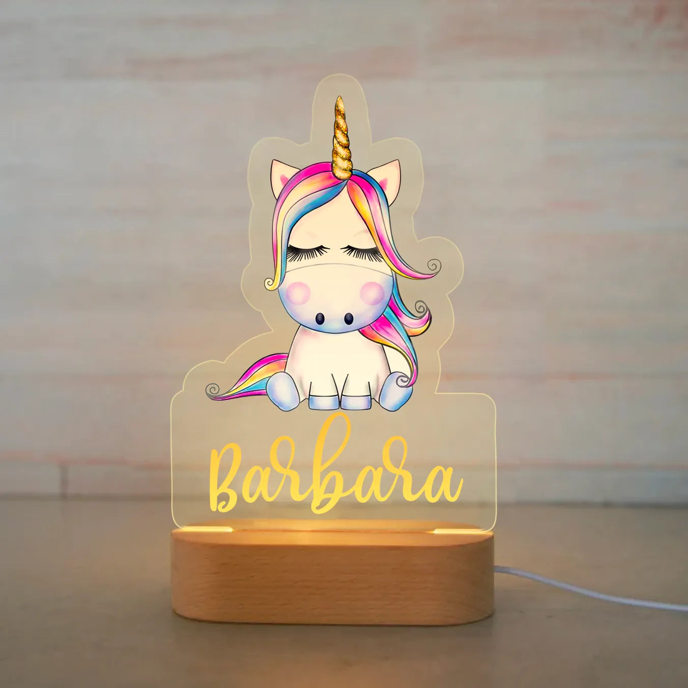 Personalized Animal LED USB Night Light