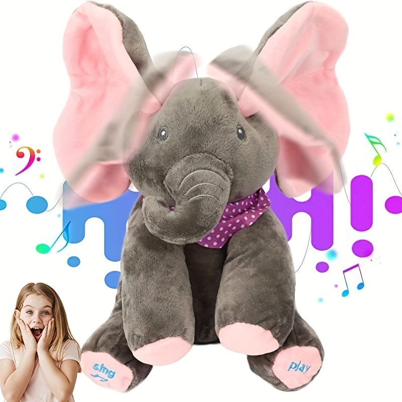 Hide-and-seek Elephant Plush Toy