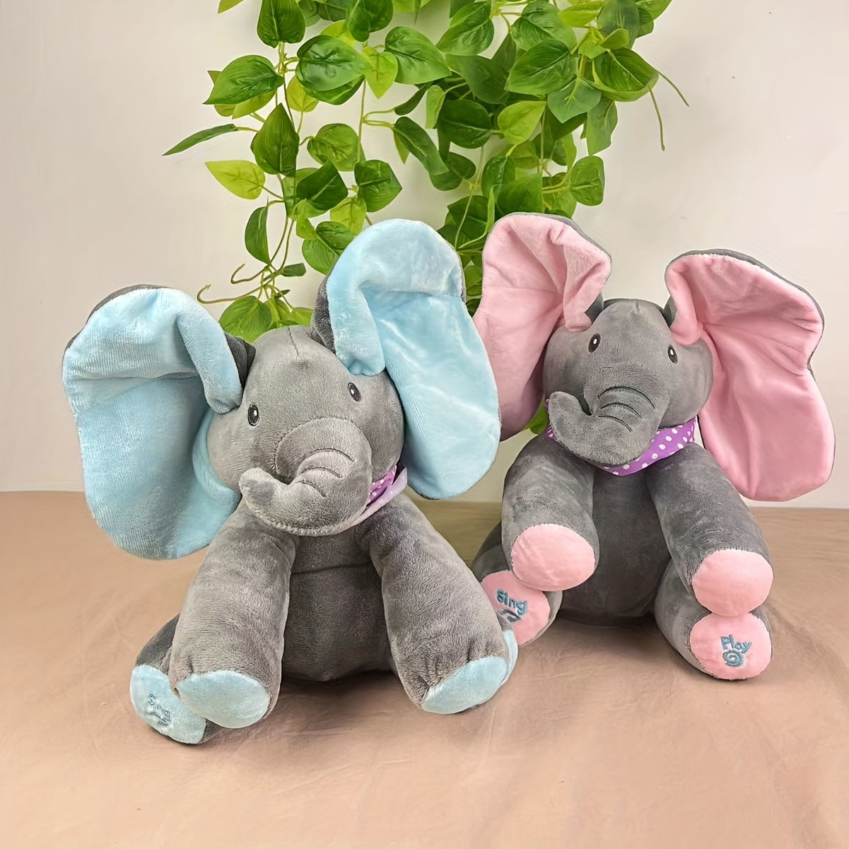 Hide-and-seek Elephant Plush Toy