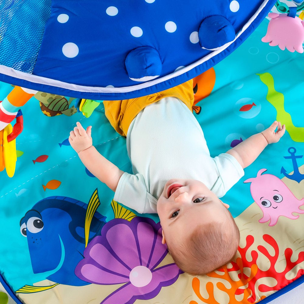 Disney Baby Finding Nemo Mr. Ray Baby Activity Gym & Tummy Time Play Mat by