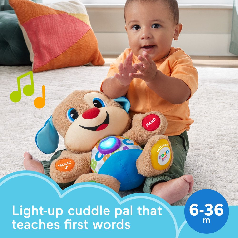 Laugh & Learn Smart Stages Puppy Musical Plush Toy for Infants and Toddlers