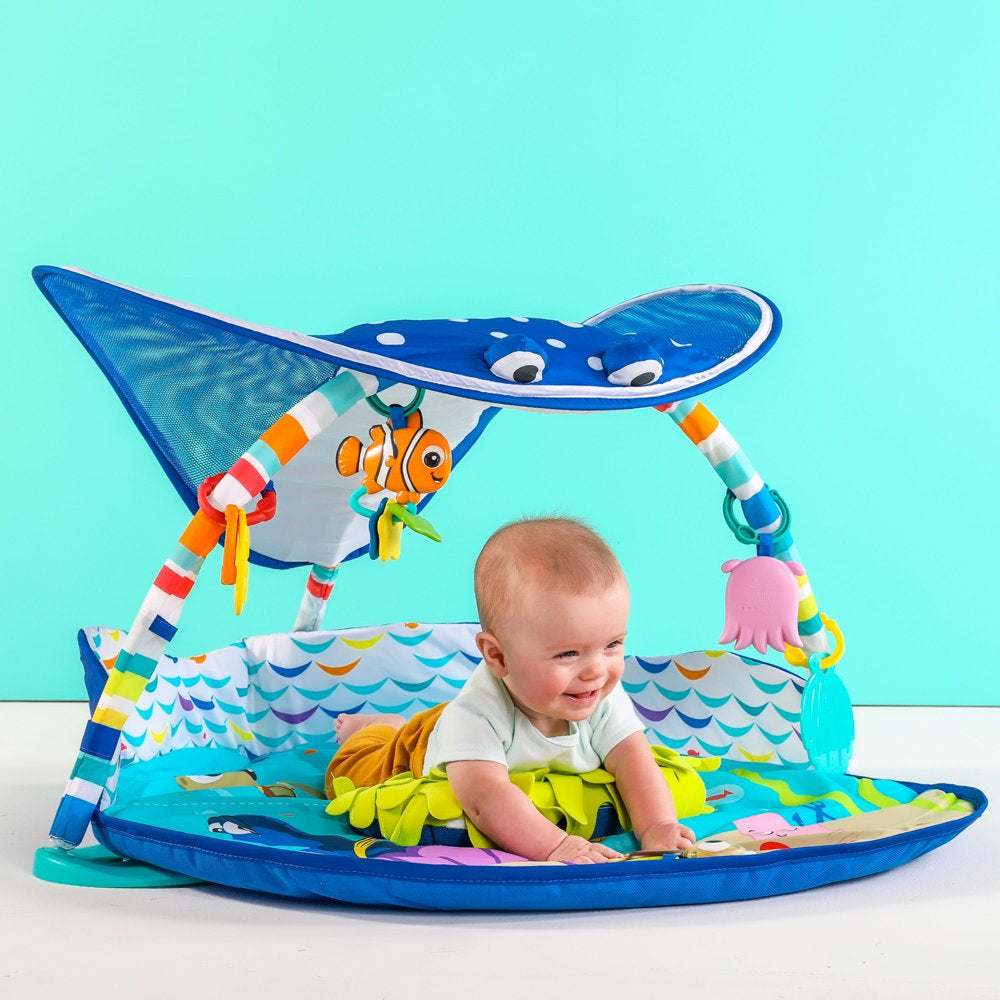 Disney Baby Finding Nemo Mr. Ray Baby Activity Gym & Tummy Time Play Mat by