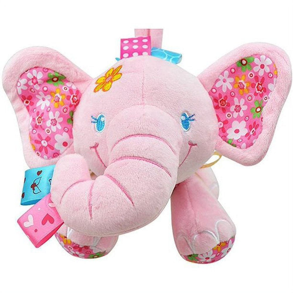 Plush Elephant Music Baby Toys Elephant Stuffed Doll, Cute Stuffed Aminal up Baby Toys Newborn Baby Musical Toys for Infant Babies Boys & Girls Toddlers 0 to 36 Months