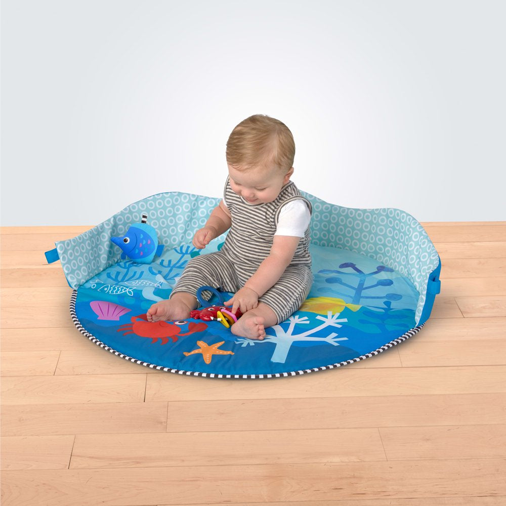 Neptune under the Sea Lights & Sounds Activity Gym and Play Mat, Ages Newborn +