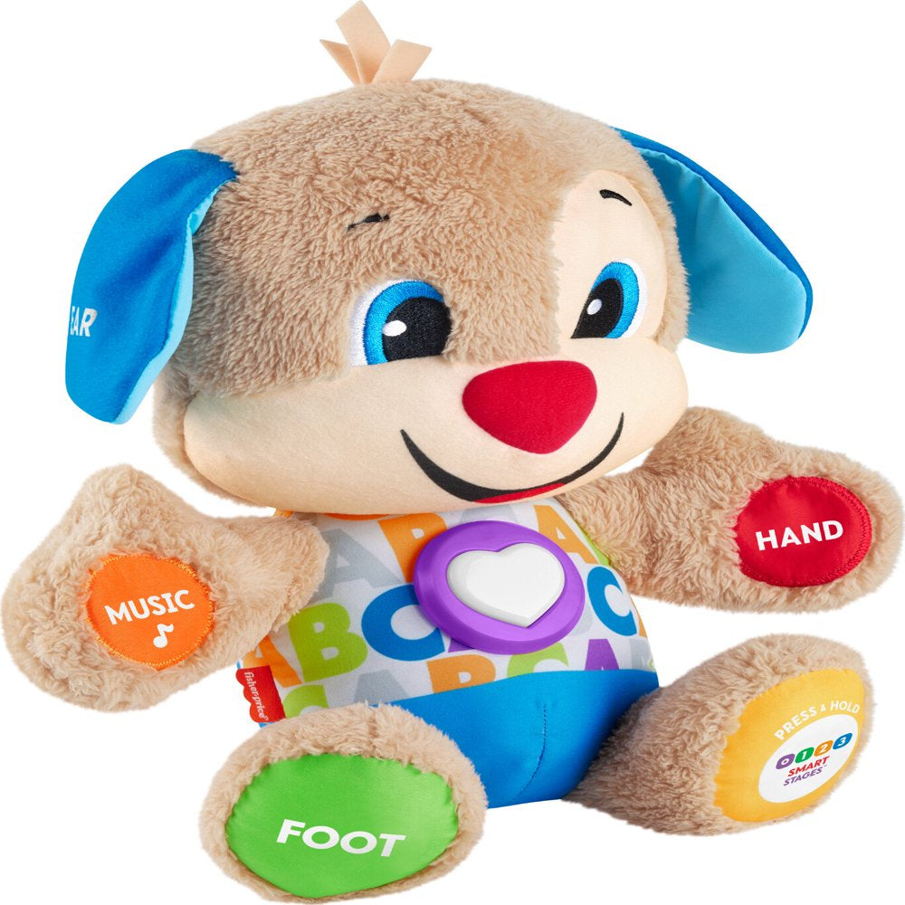 Laugh & Learn Smart Stages Puppy Musical Plush Toy for Infants and Toddlers