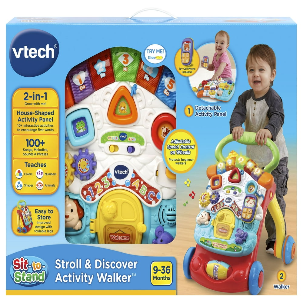 Stroll & Discover Activity Walker 2 -In-1 Unisex Toddler Toy