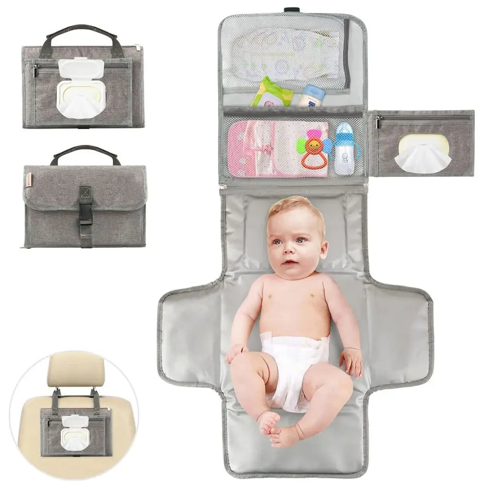 Portable Changing Pad & Diaper Bag