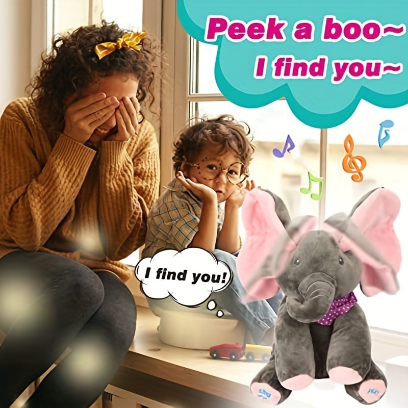 Hide-and-seek Elephant Plush Toy