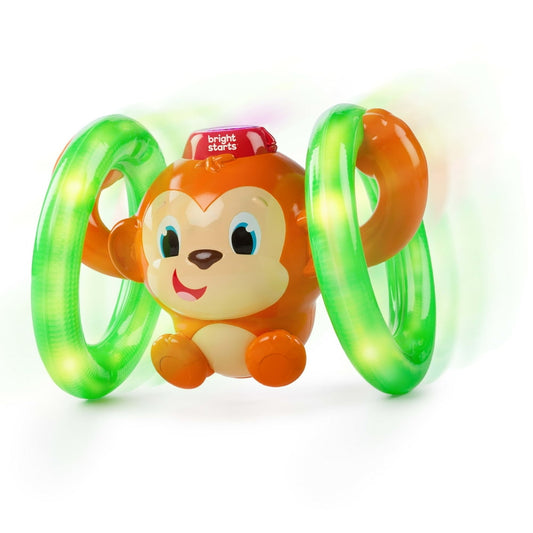 Roll & Glow Monkey Toy with Lights & Melodies