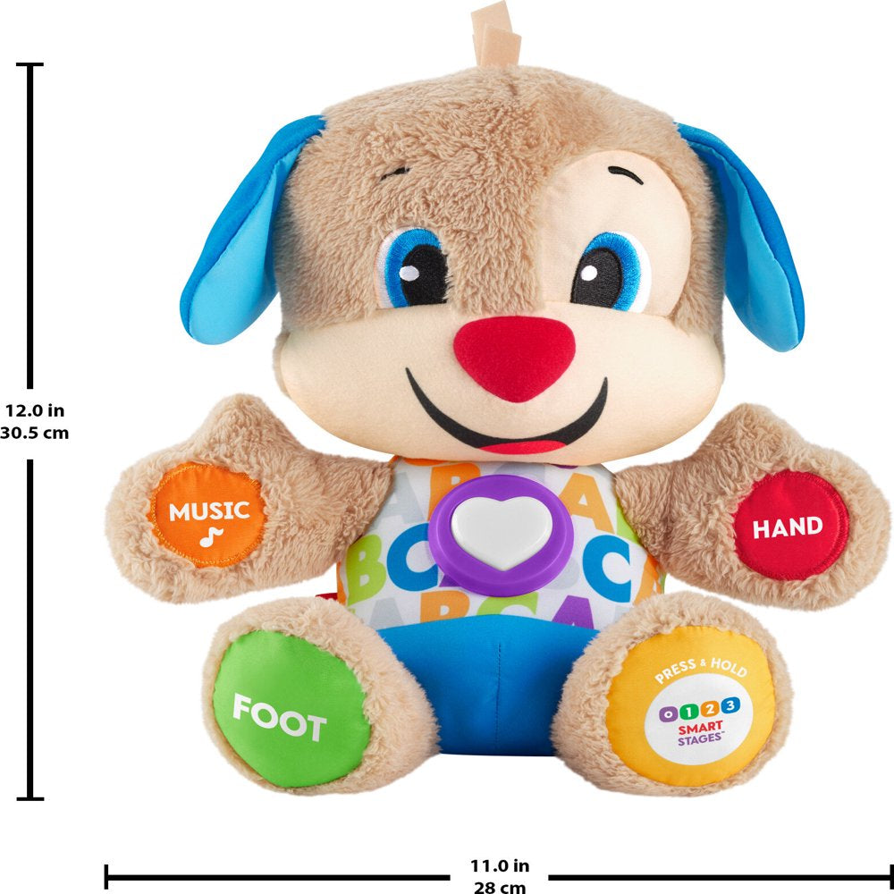 Laugh & Learn Smart Stages Puppy Musical Plush Toy for Infants and Toddlers