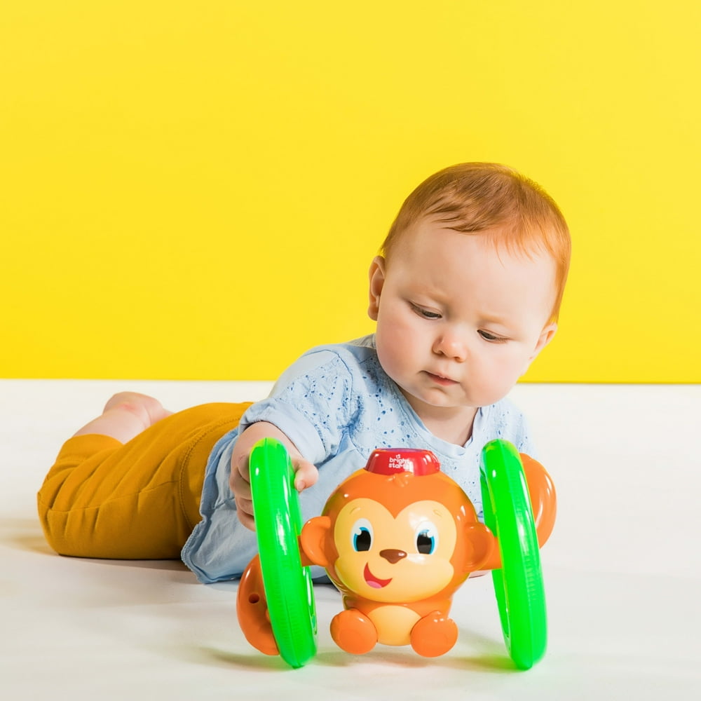 Roll & Glow Monkey Toy with Lights & Melodies